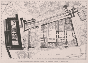 المخطط الهندسي الأصلي الذي رسمه روبرت كولدفاي لمدينة بابل