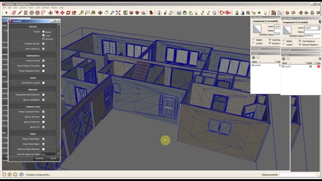 cleanup plugin sketchup