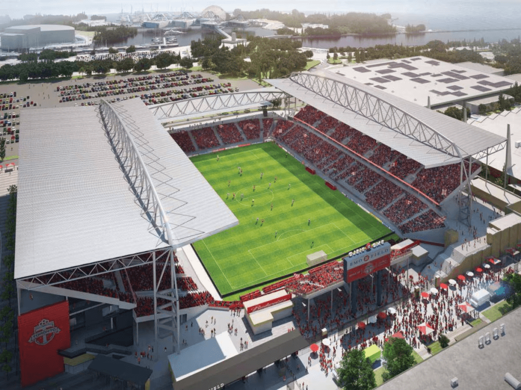 منظور علوي لملعب BMO Field