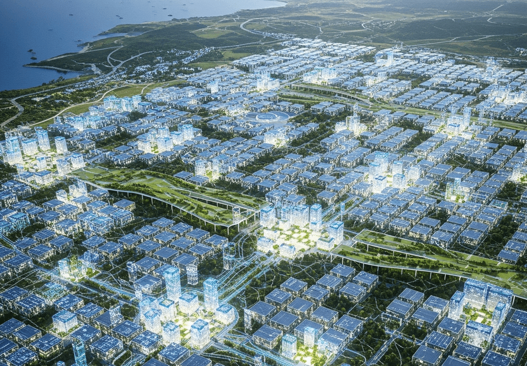 توزيع الخدمات والشبكات الحيوية على عقد فرعية مستقلة (Microgrids) يضمن استمرارية الحياة في باقي الأحياء حتى عند انقطاع الشبكة المركزية أثناء الأزمات.